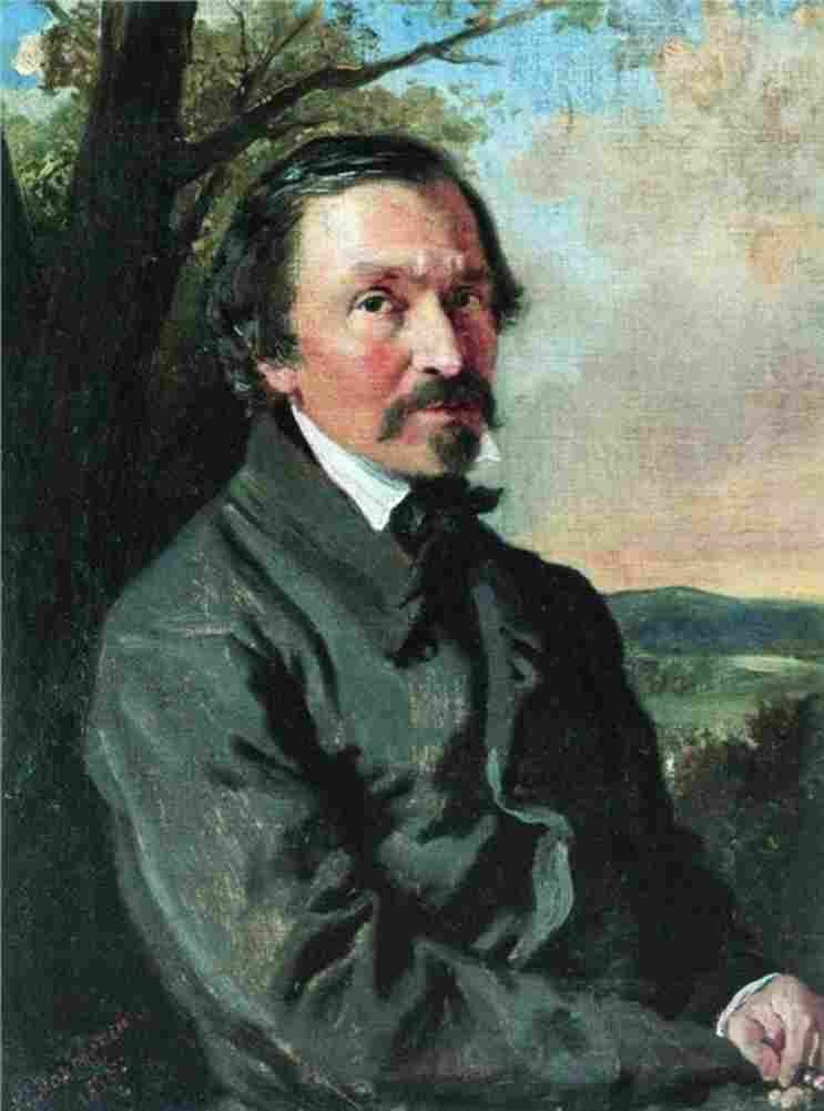 makovsky nikolay nekrasov Art A4 Photo Print