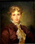 makovsky portrait of lady Art A4 Photo Print