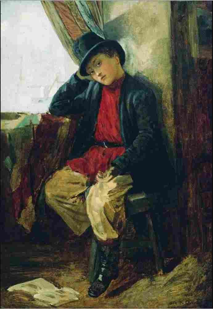 makovsky vladimir makovsky in childhood Art A4 Photo Print