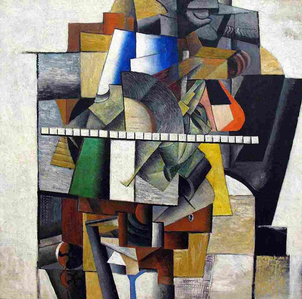 mal Portrait of Mikhail Matyushin main Art A4 Photo Print