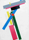 mal Supremacist Building Colors Art A4 Photo Print