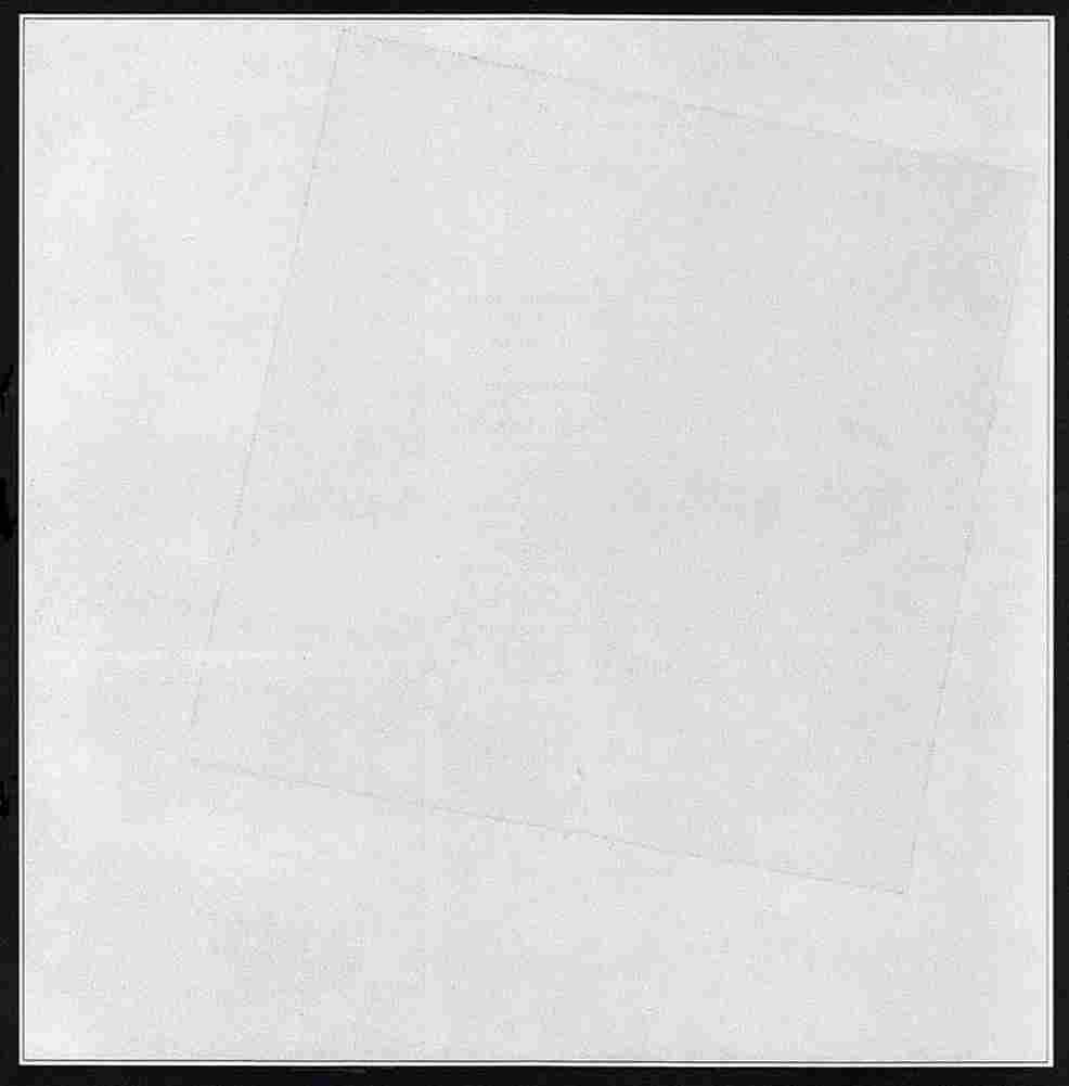 mal White on White Art A4 Photo Print