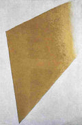 mal Yellow Parallelogram On White Art A4 Photo Print