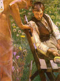 malc Malarczyk and his Muse Whispers Art A4 Photo Print
