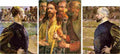 malc Rent Penny Triptych Art A4 Photo Print