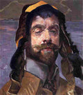 malc Self Portrait in Yakutia Cap Art A4 Photo Print