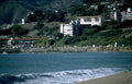 malibu ocean buildings Vintage A4 Photo Print