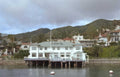 malibu pier white Vintage A4 Photo Print