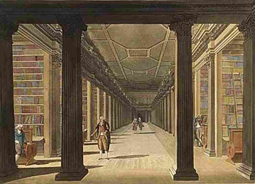 malt College Library Trinity Art A4 Photo Print