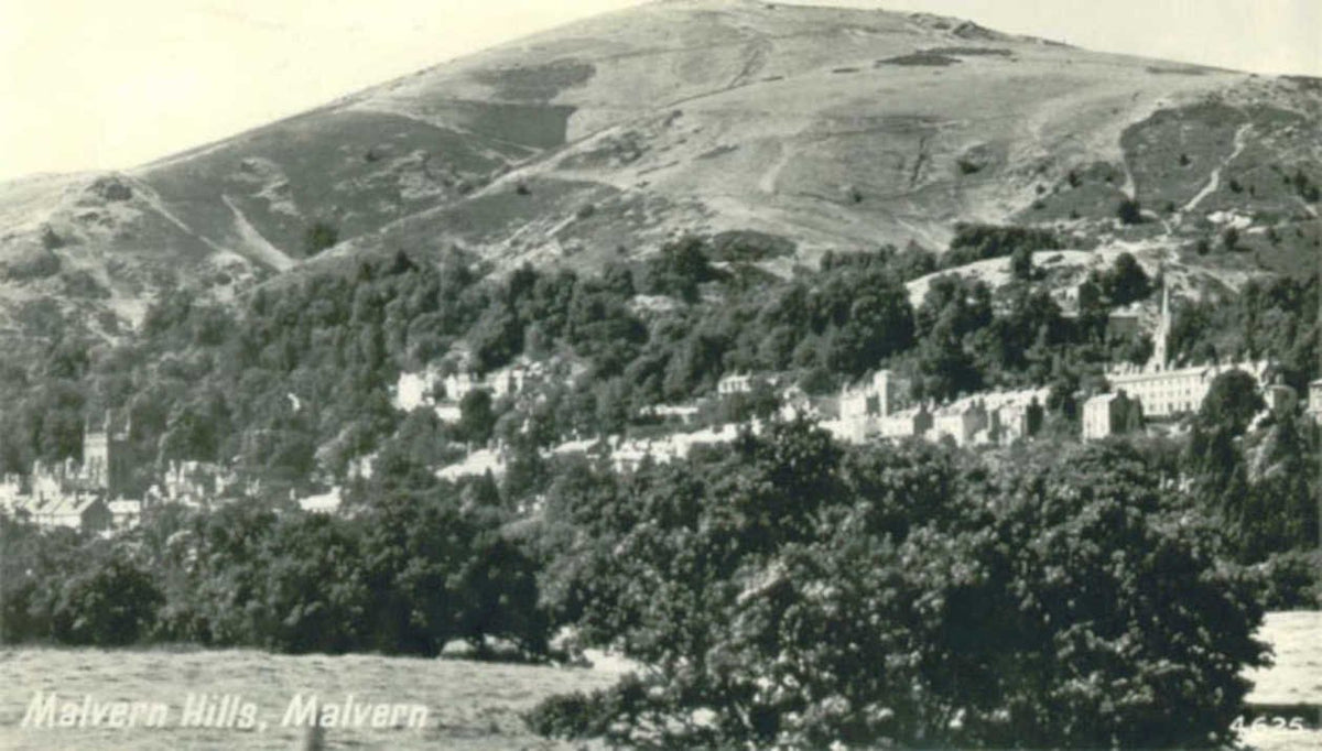 malvern hills landscapeVintage 1880s 1900s A4 Photo Print