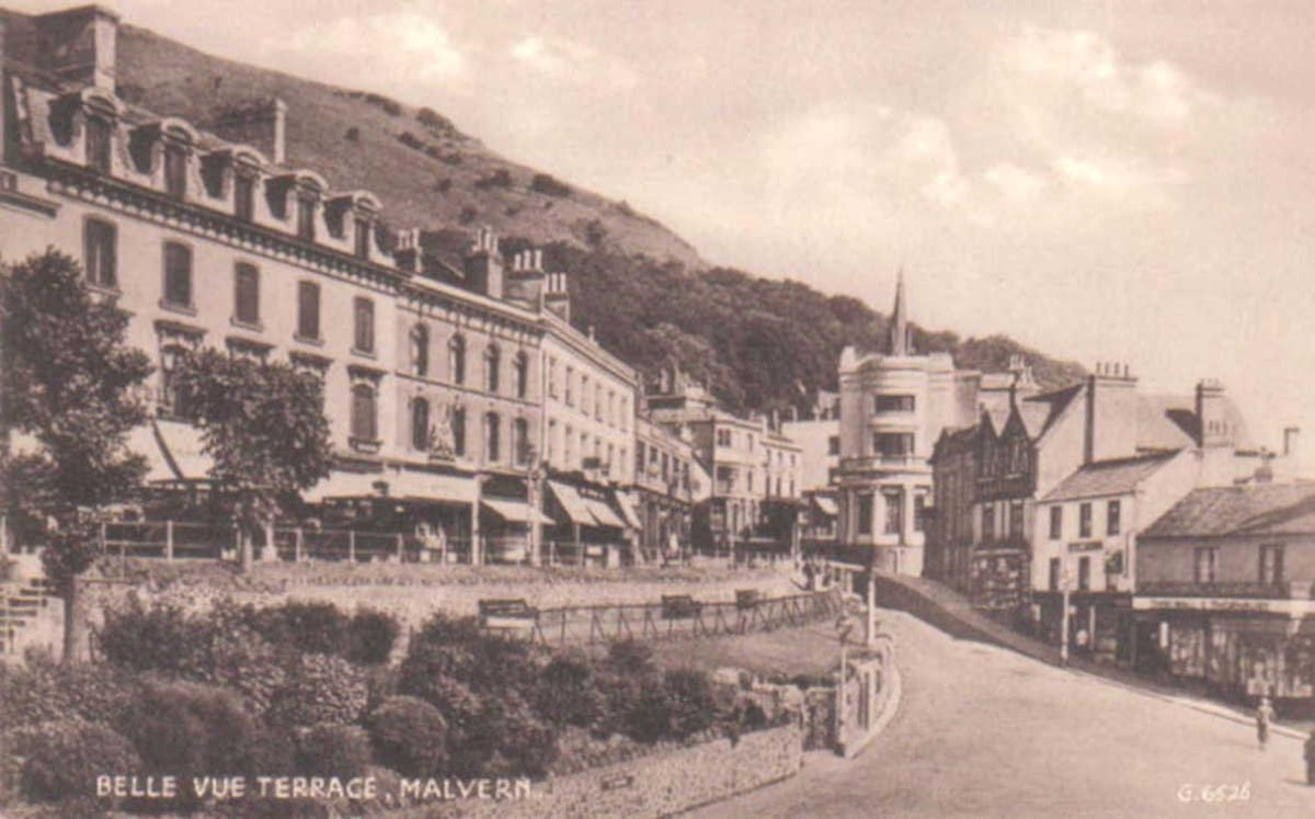 malvern terrace viewVintage 1880s 1900s A4 Photo Print