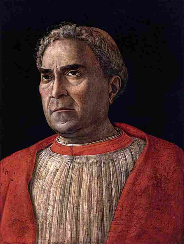 man Cardinal Ludovico Trevisan Art A4 Photo Print