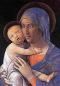 man Madonna and Child Art A4 Photo Print