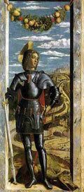 man Saint George Art A4 Photo Print