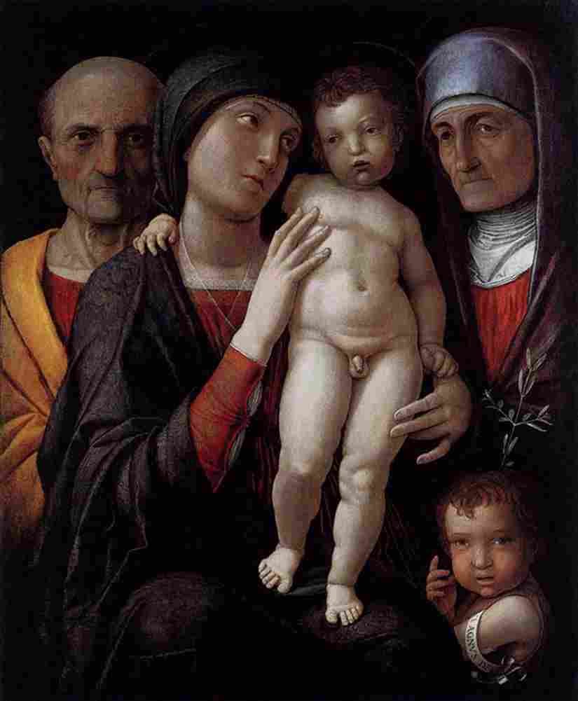 man The Holy Family Art A4 Photo Print