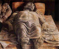 man The Lamentation over the Dead Christ Art A4 Photo Print