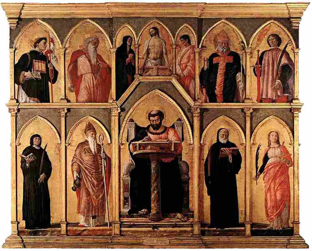 man The Saint Lucas Altarpiece Art A4 Photo Print