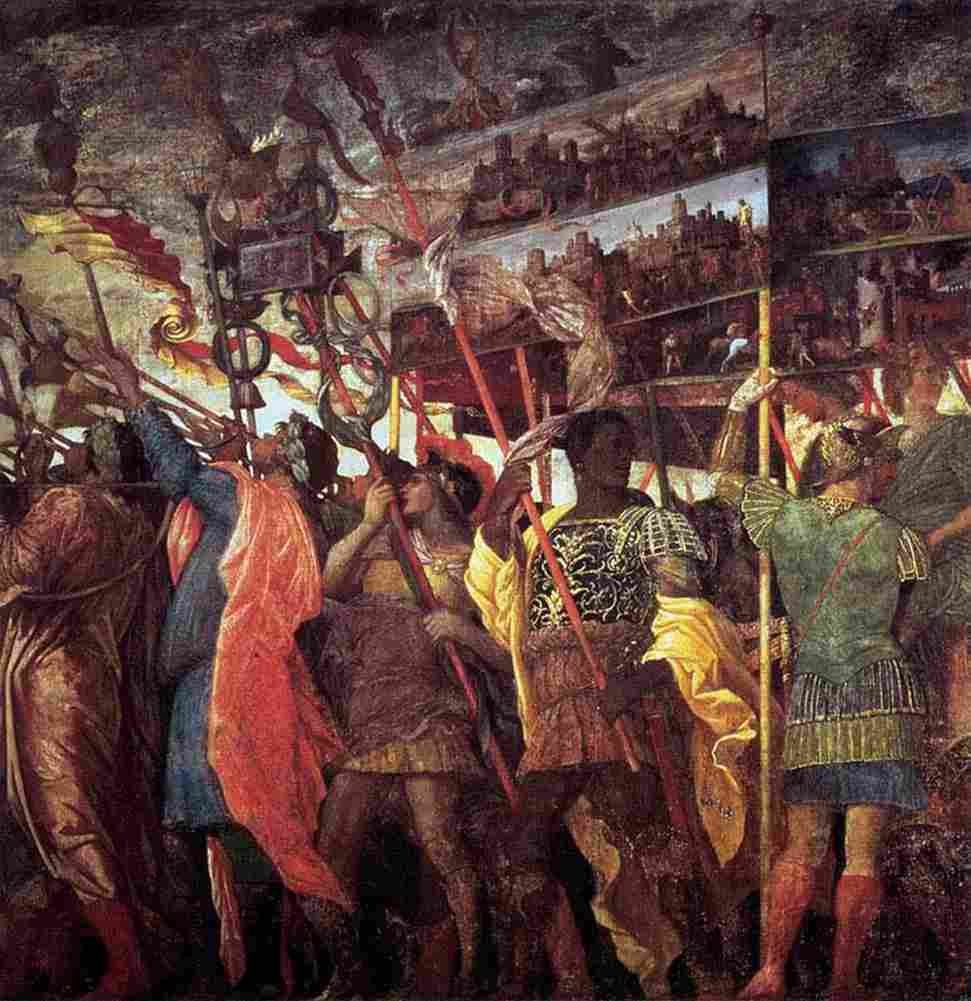 man Triumph of Caesar Art A4 Photo Print