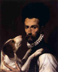 man dog Art A4 Photo Print