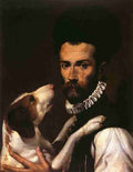 man dog1 Art A4 Photo Print