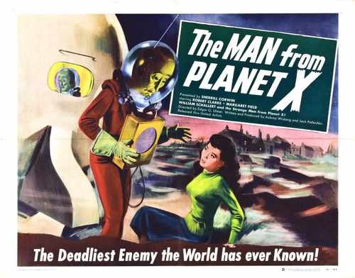 man from planet x  03 film star poster A4 Photo Print