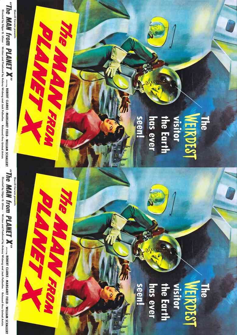 man from planet x poster 01 A4 Photo Print