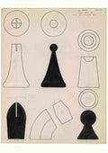 man ray 1946 series iii wood chess set dedrawing 2 A4 Photo Print
