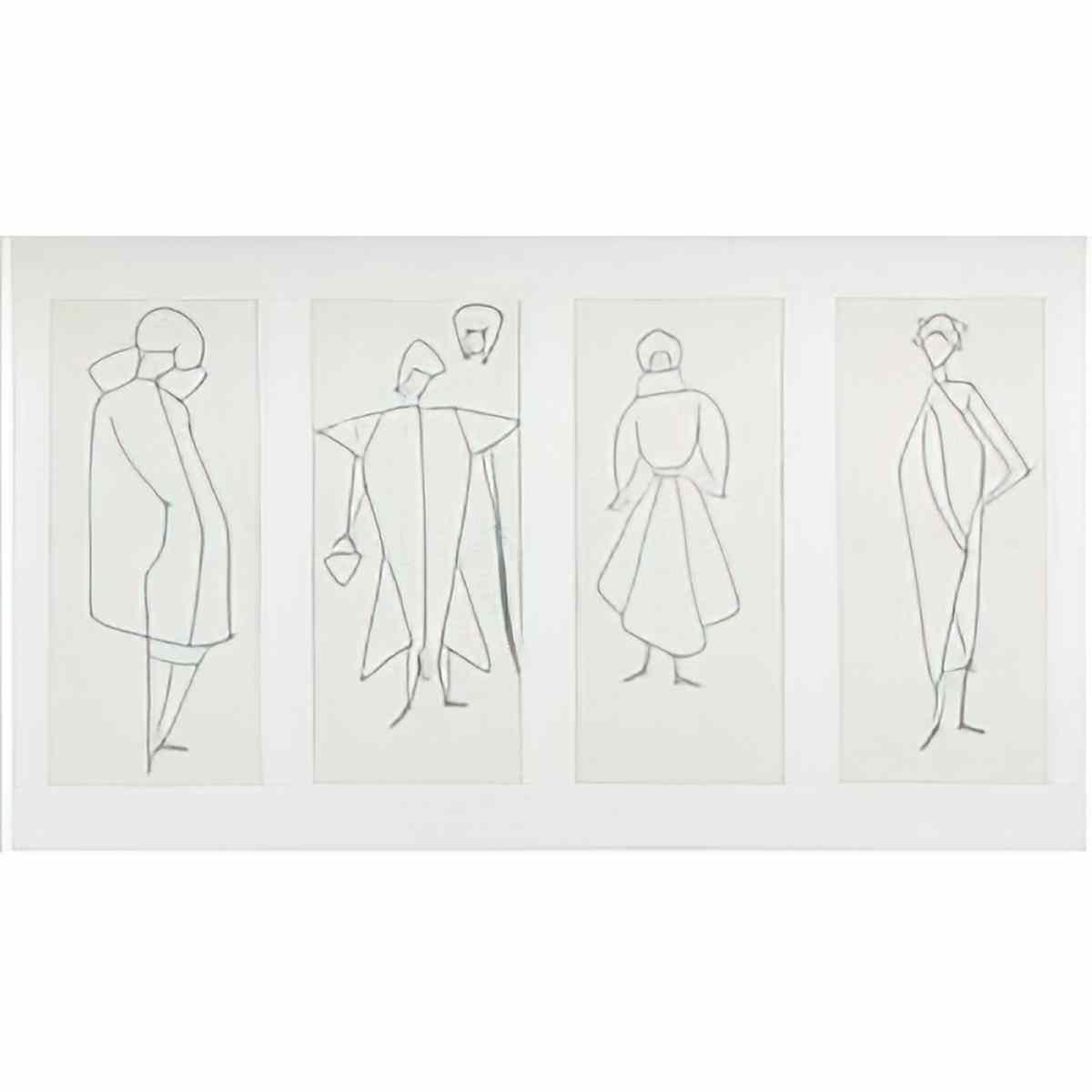 man ray fashion designs 4 works Art A4 Photo Print