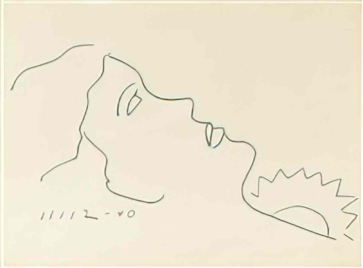 man ray femme soleil Art A4 Photo Print