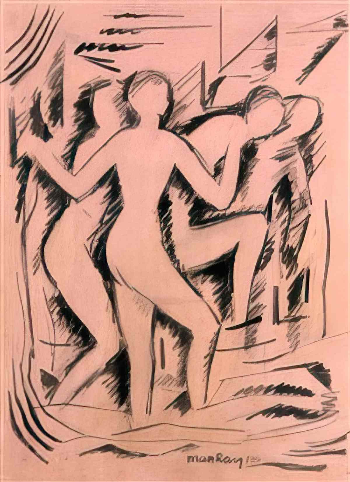 man ray 8th street Art A4 Photo Print