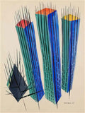 man ray cactus flower Art A4 Photo Print