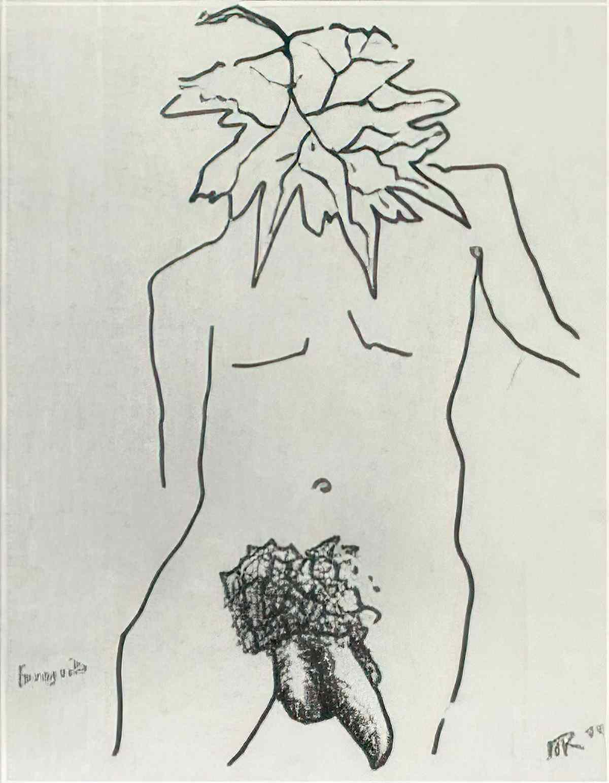 man ray cactus1 Art A4 Photo Print