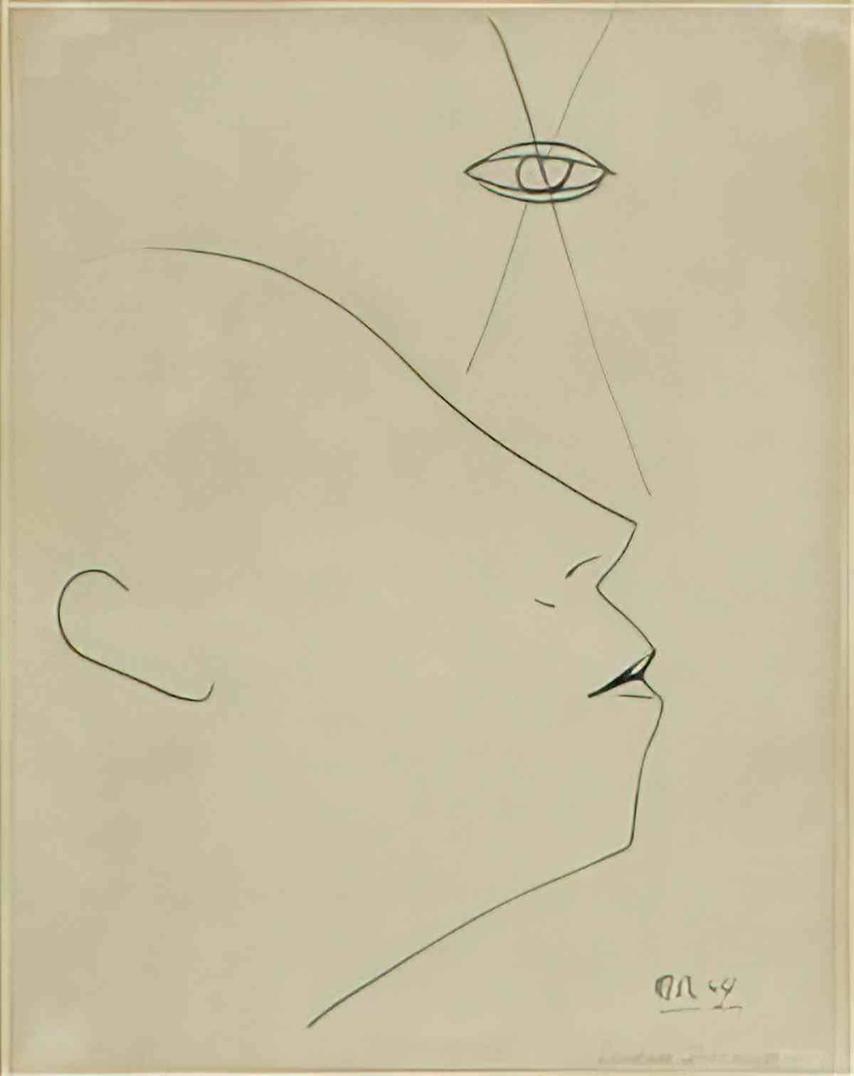 man ray cadeau 19211 Art A4 Photo Print