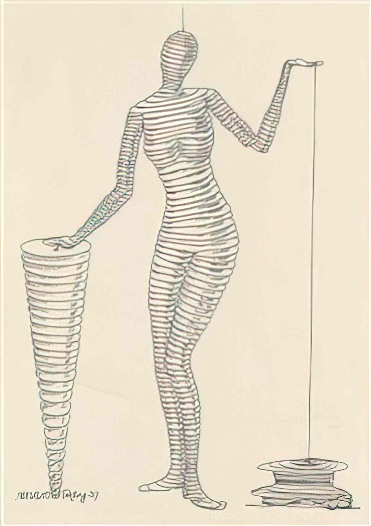 man ray composition surrealiste Art A4 Photo Print