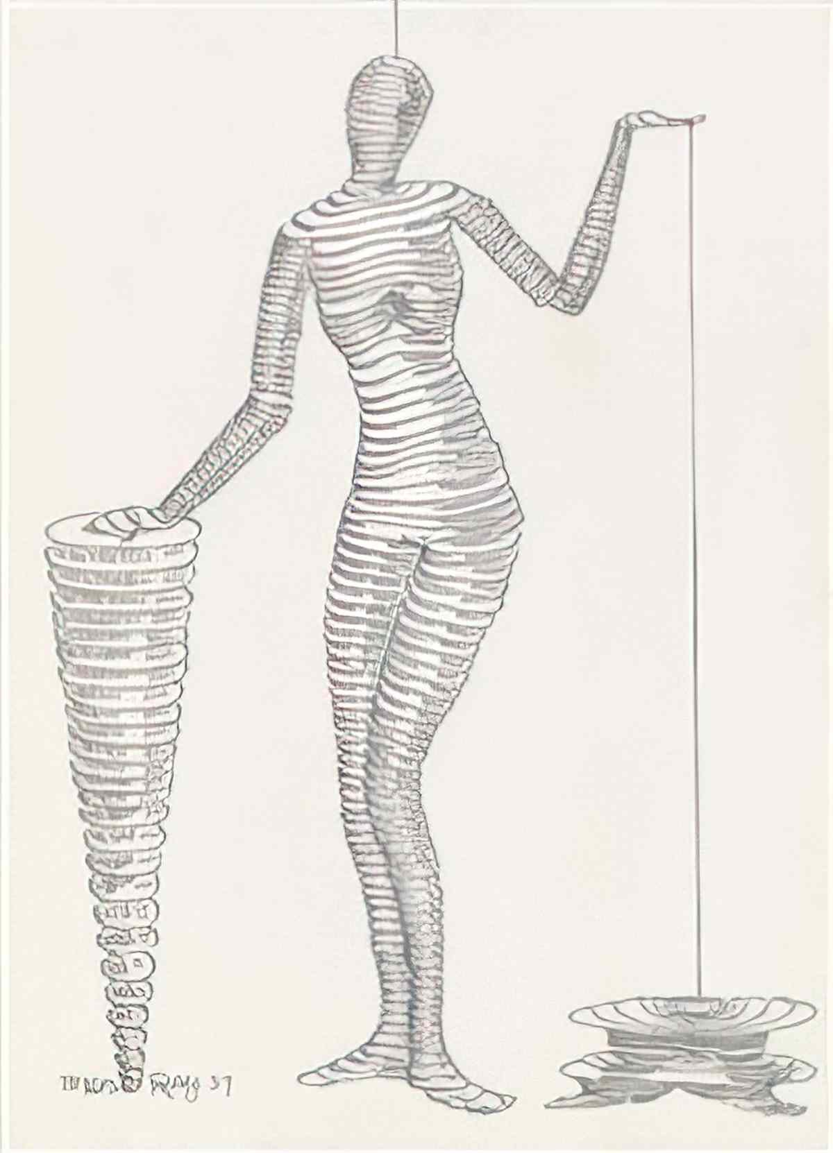 man ray composition torn paper Art A4 Photo Print