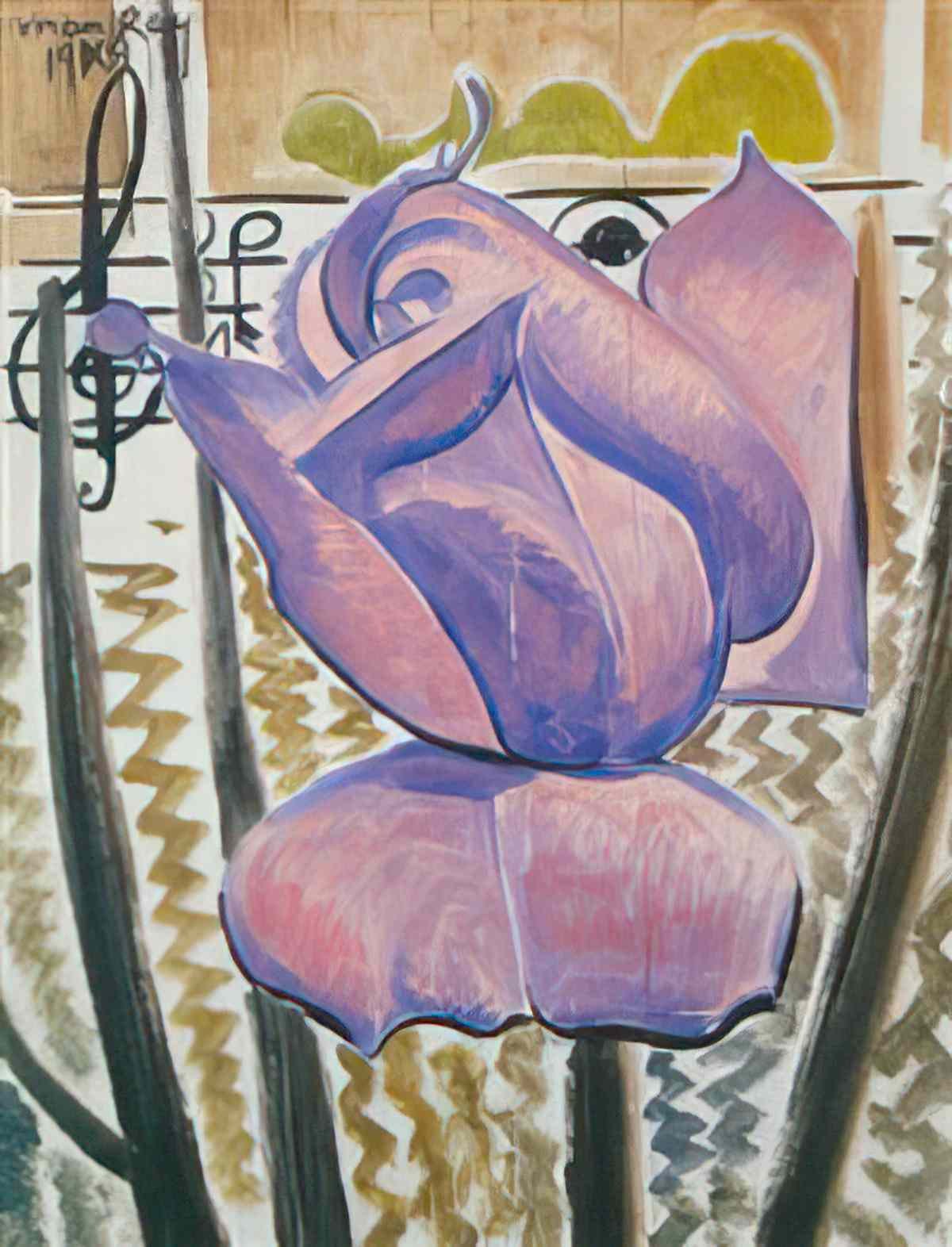 man ray dancing stick man Art A4 Photo Print