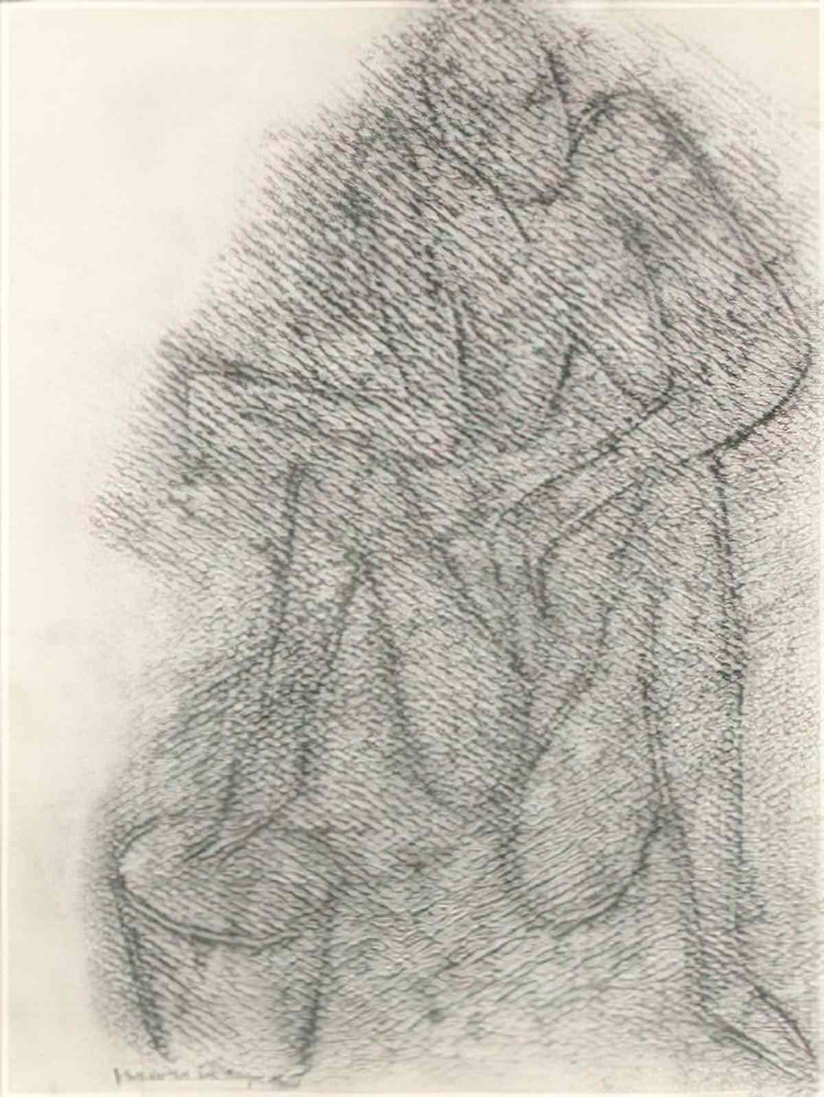 man ray decembre ou le clown from natural painting Art A4 Photo Print