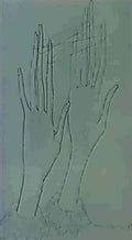 man ray electro magie electro image + a hand verso Art A4 Photo Print