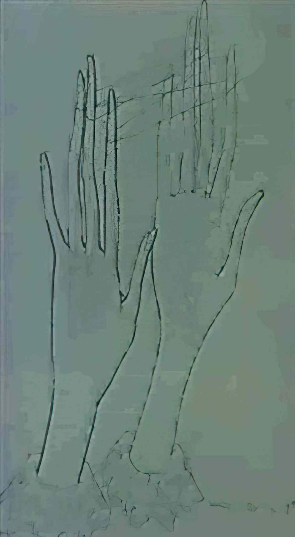man ray electro magie electro image + a hand verso Art A4 Photo Print