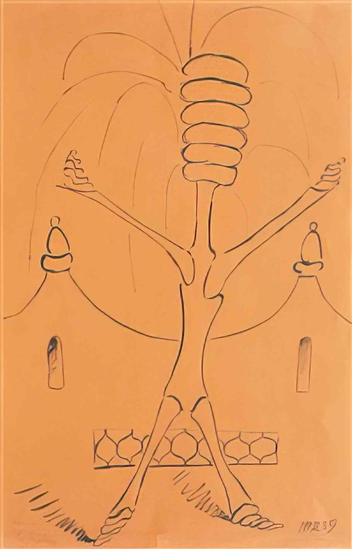 man ray femme legere Art A4 Photo Print