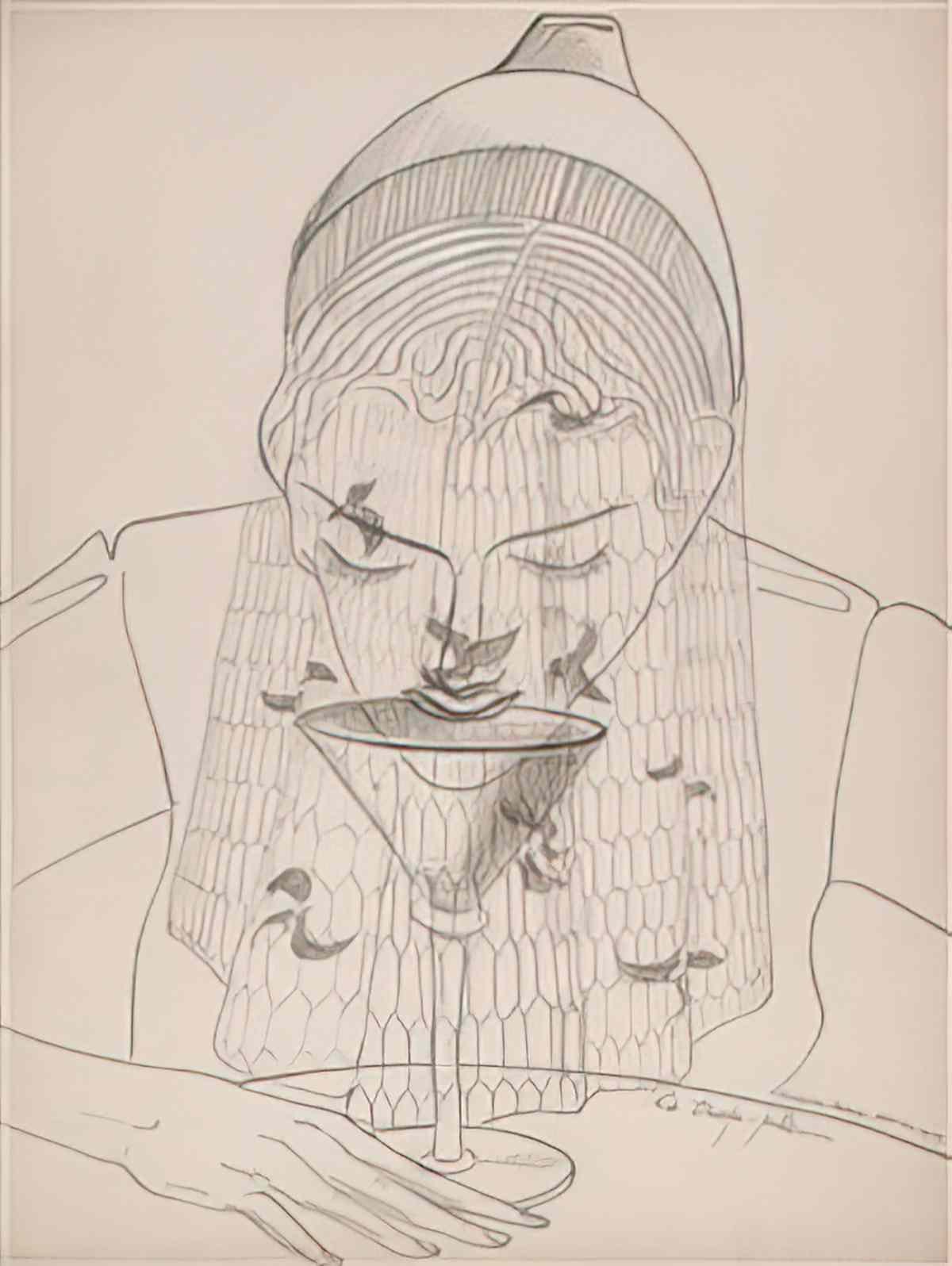man ray figures in abstract1 Art A4 Photo Print