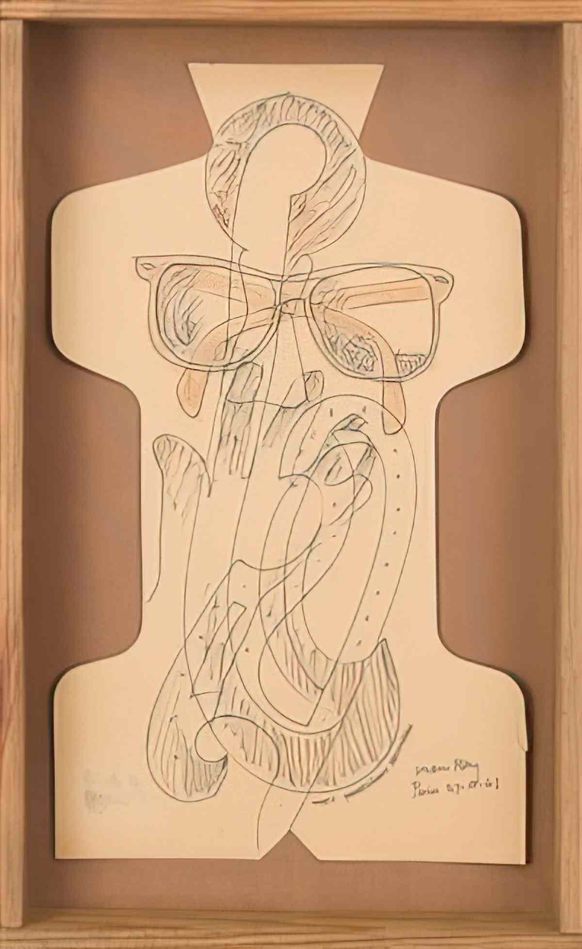 man ray la main decoupee Art A4 Photo Print