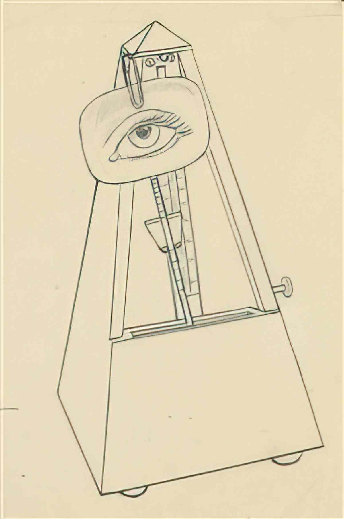 man ray le surcoupe rocking heel and door knob Art A4 Photo Print