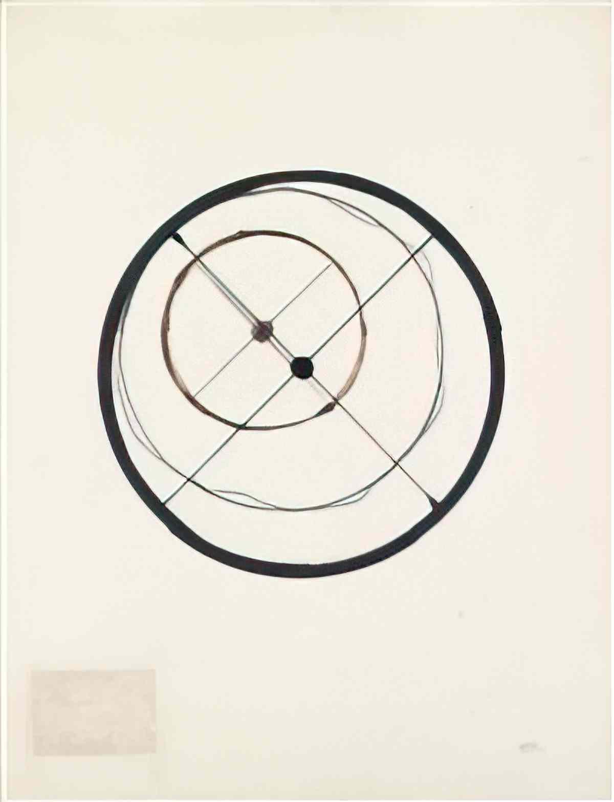 man ray le trou dans la roue Art A4 Photo Print
