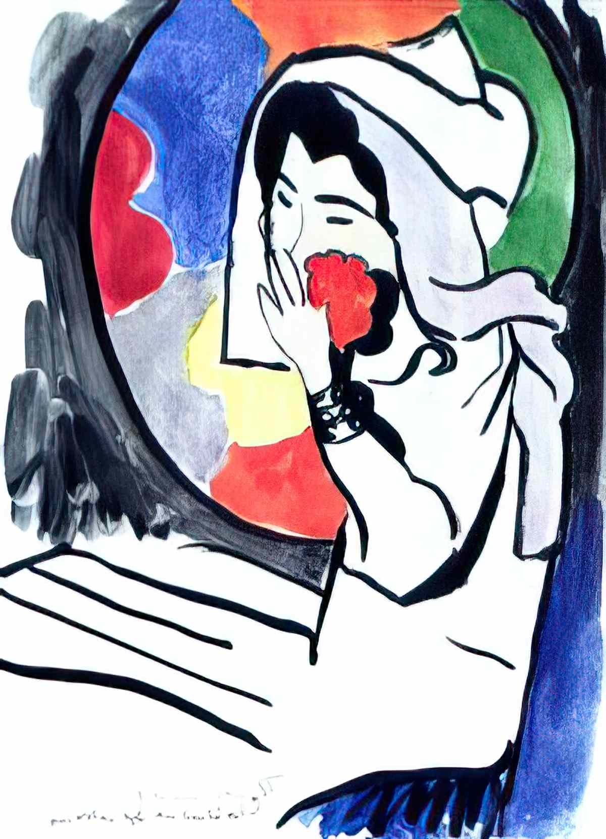 man ray les heures heureuses Art A4 Photo Print