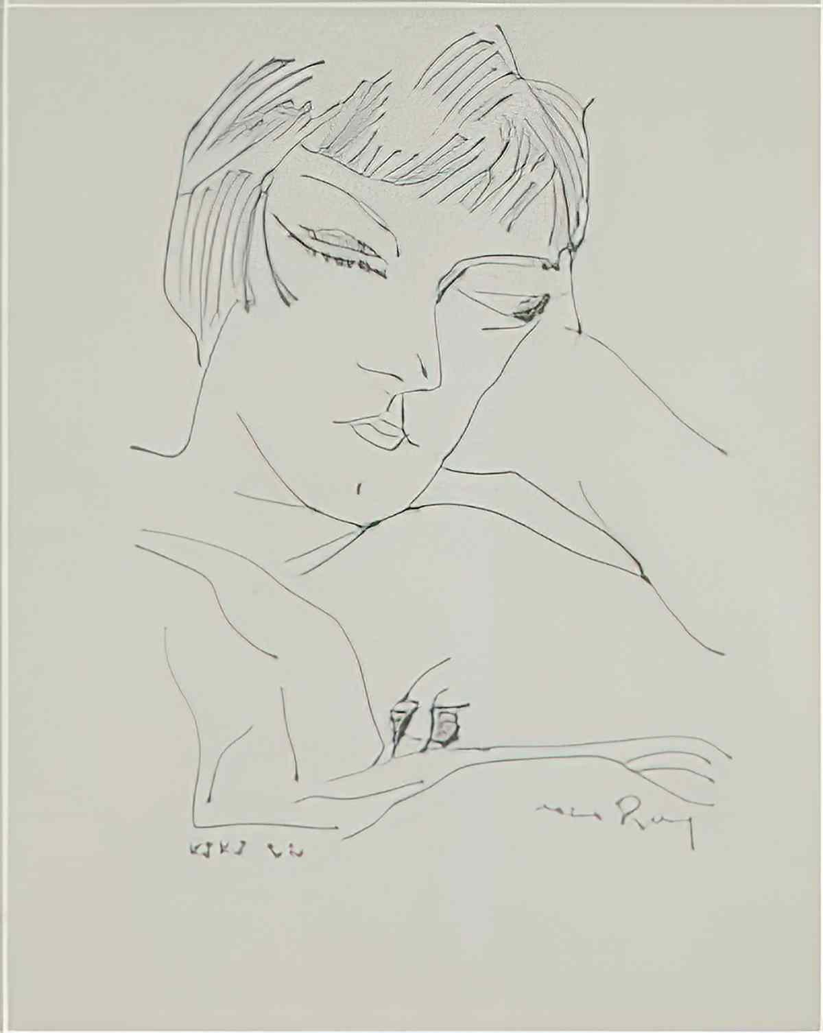 man ray miroir pour rire 2 works Art A4 Photo Print