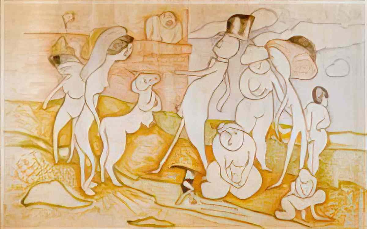 man ray natural painting11 Art A4 Photo Print