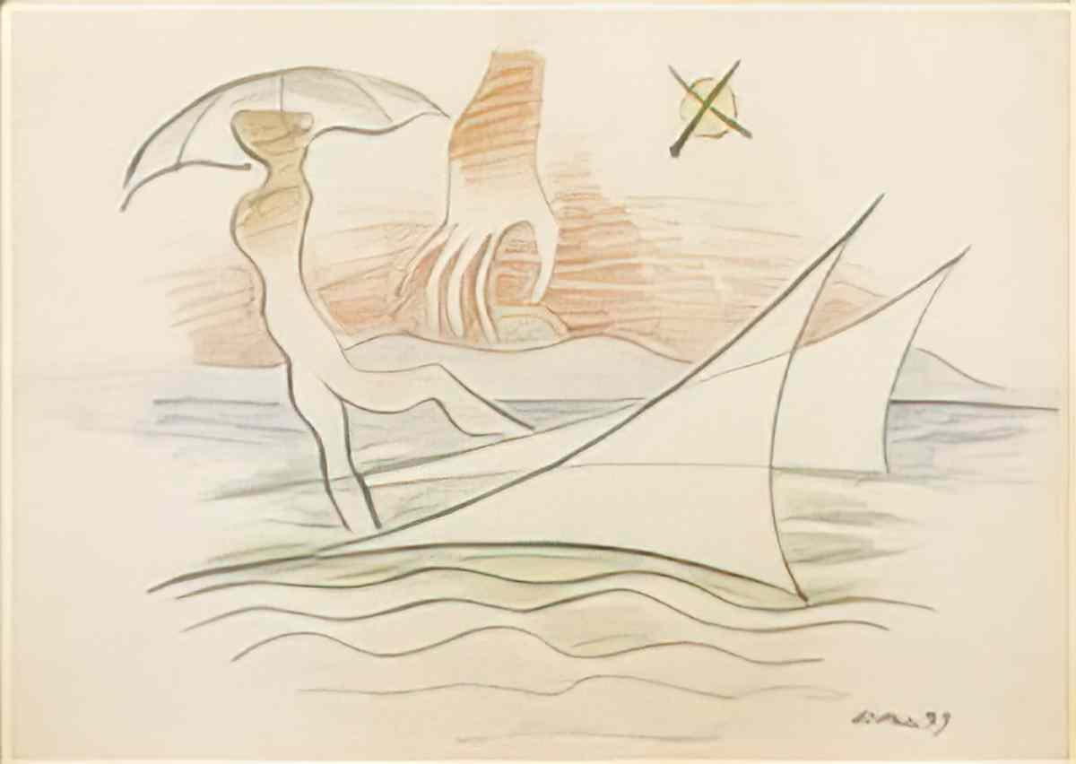 man ray nu Art A4 Photo Print