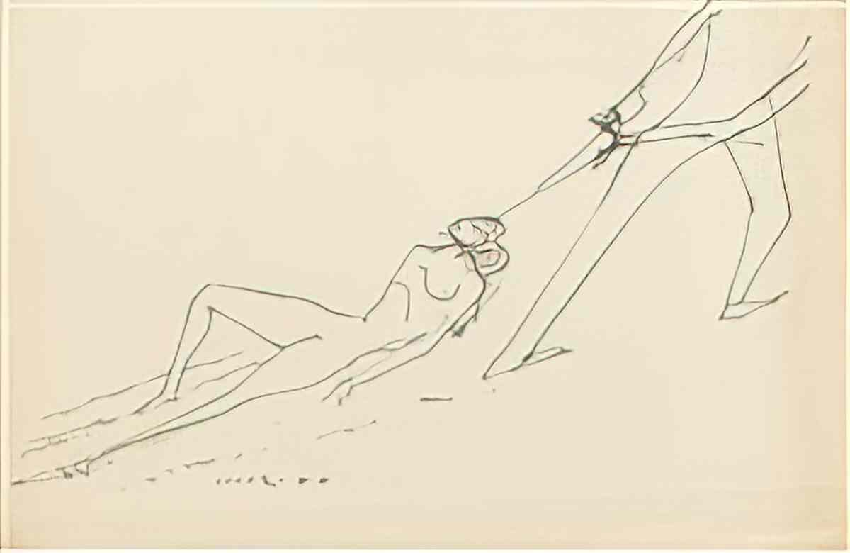 man ray painting Art A4 Photo Print