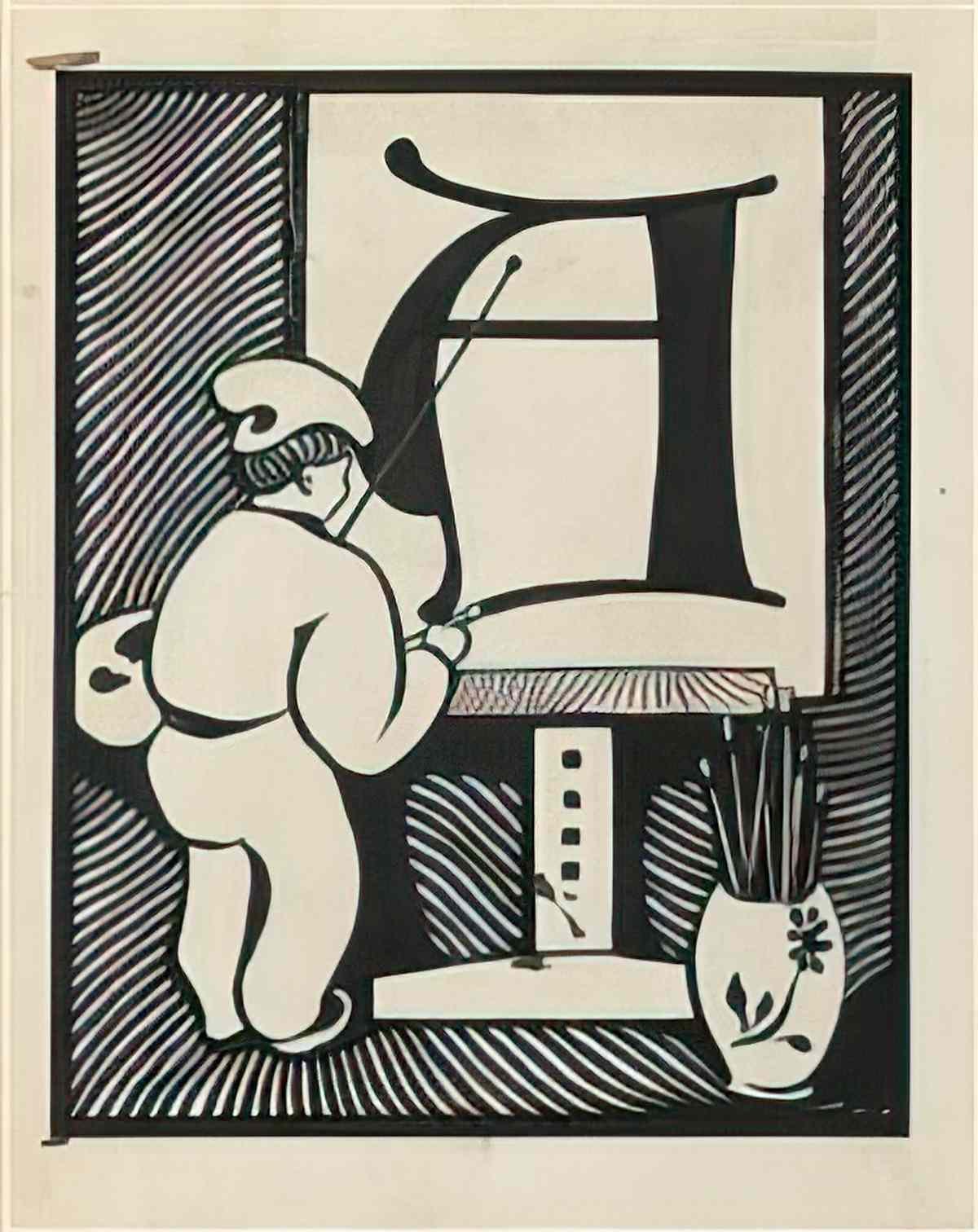 man ray perpetual motif Art A4 Photo Print